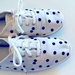 Kate Spade for Keds Black and White Polka Dot Sneakers Size 8